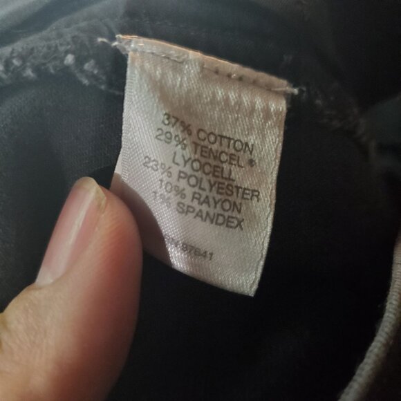 J.Jill Denim Jeans Womens 6 Petite Black 5-Pocket Leggings Stretch Denim - Picture 5 of 11